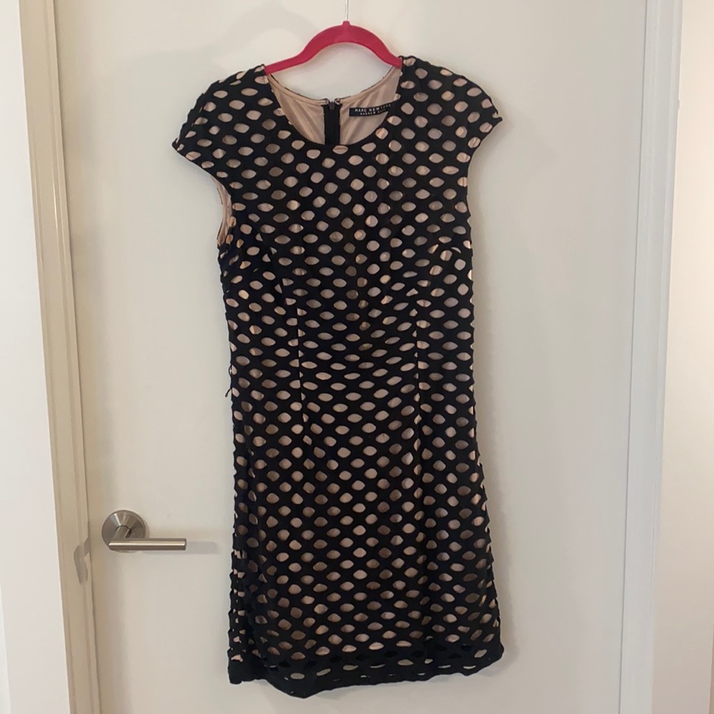 Marc New York Black Mesh Dress - Sz 8